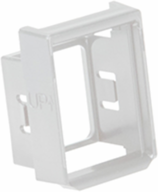 Connector Adapter Bezel for Commscope Wallplates, White, RoHS Compliant