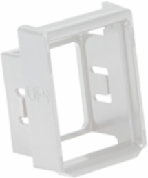 Connector Adapter Bezel for Commscope Wallplates, White, RoHS Compliant