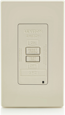 20 Amp, Blank Face AFCI with LED Indicator Light