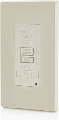20 Amp, Blank Face AFCI with LED Indicator Light