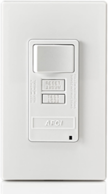 Combination AFCI/Switch with LED Indicator Light, 15 Amp, 125 Volt