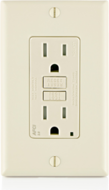 15 Amp, Tamper-Resistant AFCI Outlet with LED Indicator Light
