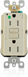15 Amp Hospital Grade AFCI Receptacle, Tamper-Resistant, Ivory, 125 Volt