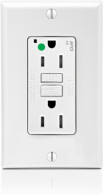 15 Amp SmartlockPro AFCI Duplex Receptacle, Hospital Grade, Tamper-Resistant, 125 Volt