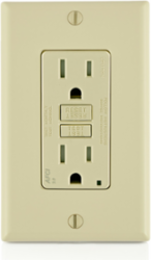 15 Amp Tamper-Resistant AFCI Outlet, 125 Volt, with LED Indicator Light