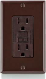 15 Amp, Tamper-Resistant AFCI Outlet with LED Indicator Light