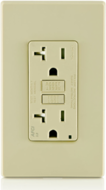 20 Amp, Tamper-Resistant AFCI Outlet with LED Indicator Light
