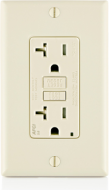 20 Amp, Tamper-Resistant AFCI Outlet with LED Indicator Light