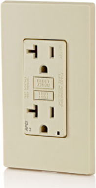 20 Amp, Tamper-Resistant AFCI Outlet with LED Indicator Light