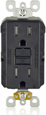 15 Amp Self-Test Tamper-Resistant AFCI/GFCI Outlet with LED Indicator, Black