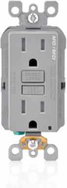 15 Amp Self-Test Tamper-Resistant AFCI/GFCI Outlet 125 Volt
