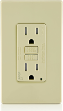 15 Amp Self-Test Tamper-Resistant Dual-Function AFCI/GFCI Outlet, Ivory