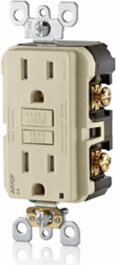 15 Amp Self-Test Dual-Function AFCI/GFCI Outlet with LED Indicator Light, Tamper-Resistant