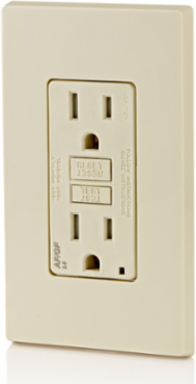15 Amp Self-Test Dual-Function AFCI/GFCI Outlet with LED Indicator Light, Tamper-Resistant