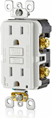 15 Amp Dual-Function AFCI/GFCI Outlet - 125 Volt, Tamper-Resistant, White