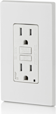 15 Amp Dual-Function AFCI/GFCI Outlet - 125 Volt, Tamper-Resistant, White