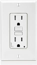 15 Amp Dual-Function AFCI/GFCI Outlet - 125 Volt, Tamper-Resistant, White