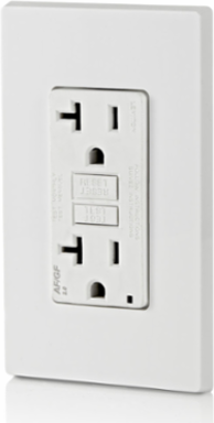 20 Amp Self-Test Tamper-Resistant Dual-Function AFCI/GFCI Outlet, 125 Volt