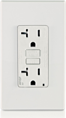 20 Amp Self-Test Tamper-Resistant Dual-Function AFCI/GFCI Outlet, 125 Volt
