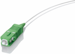 Economy Fiber Pigtail, Single-Mode OS2, SC/APC Connector, 3 Meter Length