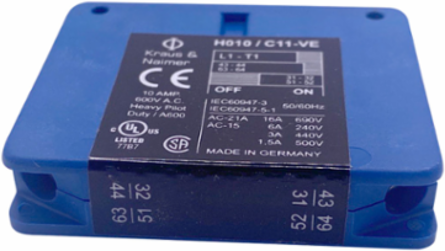 100 Amp Non-Fused Auxiliary Contact for Safety Disconnect Switches