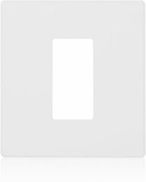 Renoir II Wallplate, Single Gang, White, RoHS Compliant