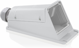 125 Amp Pin & Sleeve Back Box, IP67 Watertight, Gray PBT Thermoplastic Resin