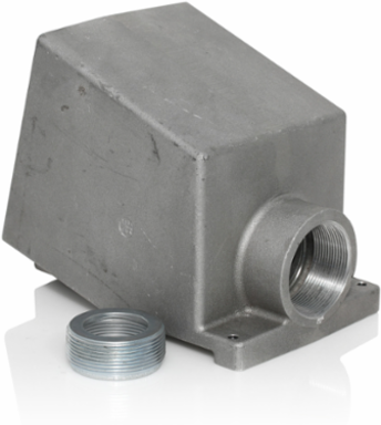 100A Pin & Sleeve Back Box, Die Cast Aluminum, 2 Inch NPT, 56.4 cu in