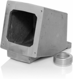 100A Pin & Sleeve Back Box, Die Cast Aluminum, 2 Inch NPT, 56.4 cu in