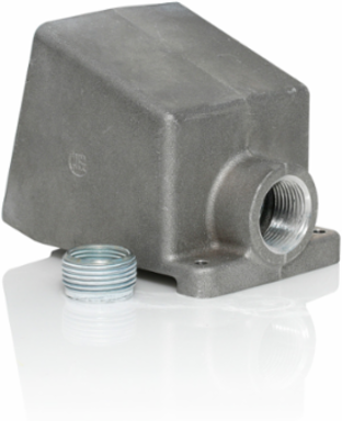 Metallic Back Box for 20/30 Amp Pin & Sleeve Devices, Die Cast Aluminum, 1 Inch NPT