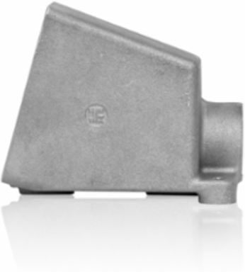 Metallic Back Box for 20/30 Amp Pin & Sleeve Devices, Die Cast Aluminum, 1 Inch NPT