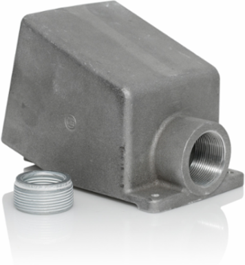 Metallic Pin & Sleeve Back Box, 60 Amp, Die Cast Aluminum, 1.5 Inch NPT
