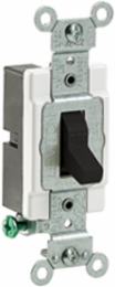 15 Amp Toggle Switch, Single-Pole, Quiet, 120/277 Volt