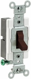 20 Amp Toggle Switch, Single-Pole, 120/277 Volt, Quiet Switch