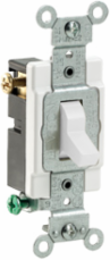 20 Amp Toggle 3-Way AC Quiet Switch, 120/277 Volt, Commercial Grade