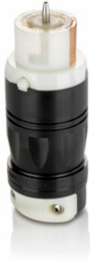 50 Amp Non-NEMA Black & White Locking Connector, 250 Volt, 3-Phase