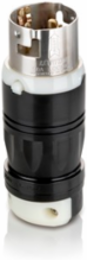 50 Amp Locking Plug, 250 Volt 3-Phase, Nylon Housing, Limited Lifetime Warranty