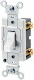 15 Amp Toggle Switch, Single-Pole, Commercial Grade, 120/277 VAC