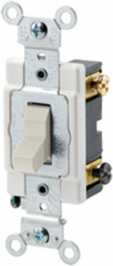 20 Amp, Toggle Switch, 3-Way, Quiet Switch, Commercial Spec Grade