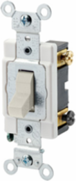 20 Amp, Toggle Switch, 3-Way, Quiet Switch, Commercial Spec Grade