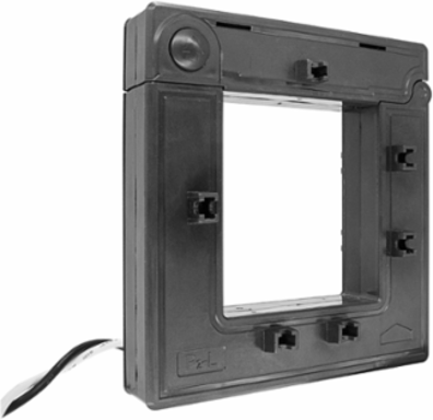 Current Transformer, Split Core, 800:0.1A, 3” x 3.5 ” Opening, 144” Lead