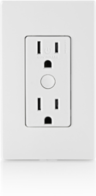 Decora Smart Wi-Fi Outlet, 15A Tamper-Resistant, 120 VAC