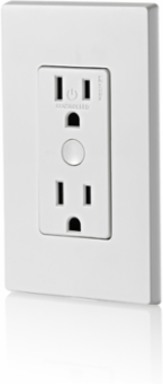 Decora Smart Wi-Fi Outlet, 15A Tamper-Resistant, 120 VAC
