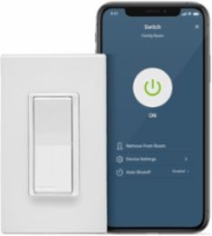Decora Smart Wi-Fi Switch, 15A Load Rating, Requires Neutral Wire, Compatible with Voice Assistants