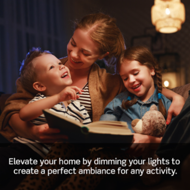 Decora Smart Dimmer Switch, Wi-Fi, 300W LED/CFL, 600W Incandescent, Requires Neutral Wire