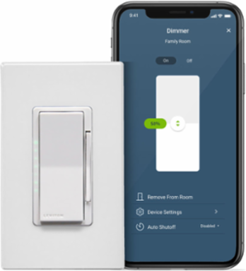 Decora Smart Dimmer Switch, Wi-Fi, 300W LED/CFL, 600W Incandescent, Requires Neutral Wire