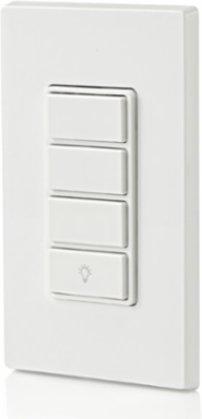 Decora Smart Scene Controller Switch, 15A General Use, Wi-Fi, White