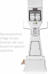 Docksider Power Pedestal, Dual Side, Single-Phase Loop Bus Bar, Water Hookup