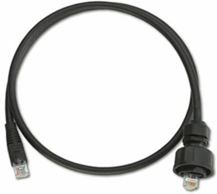 DURAPORT™ Industrial Cat 6A Shielded Patch Cord, Industrial Plug-to-RJ-45 Plug, 20 feet, Black