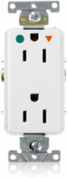 15 Amp Decora Plus Isolated Ground Hospital Grade Duplex Receptacle, 125 Volt